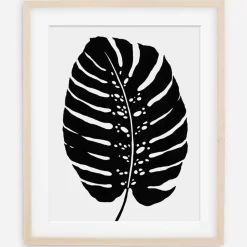 Living Pattern Framed Print - Monstera Deliciosa
