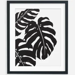 Living Pattern Framed Print - Monstera Deliciosa Trio