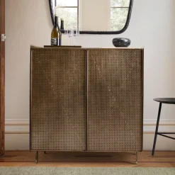Locke Perforated Metal Cabinet (33")