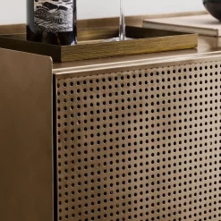 Locke Perforated Metal Cabinet (33")
