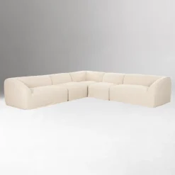 Lorenne Classic L-Modular Washable Slipcover Sectional (136")