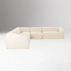 Lorenne Classic L-Modular Washable Slipcover Sectional (136")