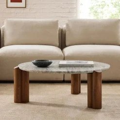 Lorraine Marble Coffee Table (36")