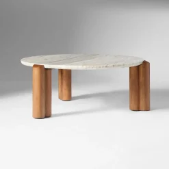 Lorraine Marble Coffee Table (36")
