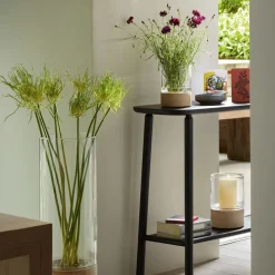 Lotta Glass & Wood Vase