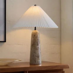 Louis Marble Table Lamp (22")