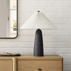 Louis Table Lamp (13"–23") - Pleated
