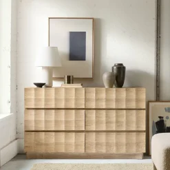 Luisa Carved 6-Drawer Dresser (50"–60")