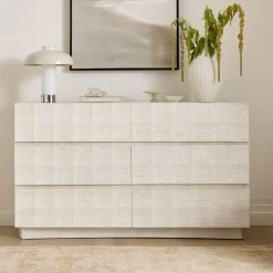 Luisa Carved 6-Drawer Dresser (50"–60")