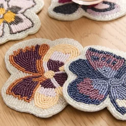 Lulie Wallace Beaded Coaster Sets
