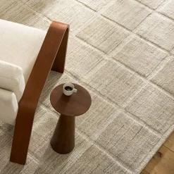 Lumini Grid Performance Wool Rug