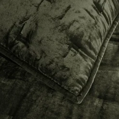 Lush Velvet Tack Stitch Quilt & Shams