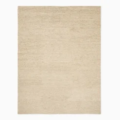 Luxe Hand-Knotted Ribbed Jute Rug