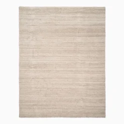 Luxe Ribbed Shag Wool Rug