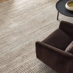 Luxe Ribbed Shag Wool Rug
