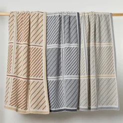 Made*Here New York Classic Crossings Cotton Throw