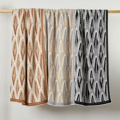 Made*Here New York Deco Skyscraper Cotton Throw