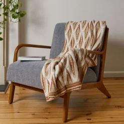 Made*Here New York Deco Skyscraper Cotton Throw