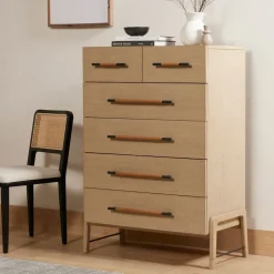 Magnolia Tall 6-Drawer Dresser (36.5")