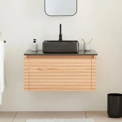 Makoto Floating Single Bathroom Vanity (36")