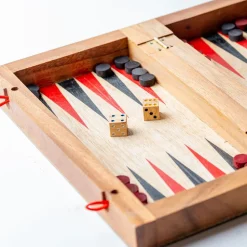Mango Wood Backgammon Game Board