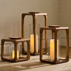 Mango Wood Lanterns
