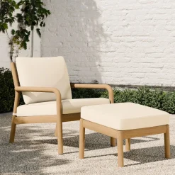 Mara Vista Outdoor Lounge Chair & Ottoman Set