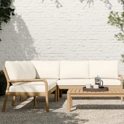Mara Vista Outdoor 3-Piece L-Shaped Sectional (88")