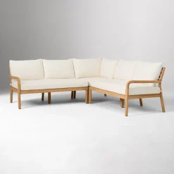 Mara Vista Outdoor 3-Piece L-Shaped Sectional (88")