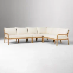 Mara Vista Outdoor 4-Piece L-Shaped Sectional (120")