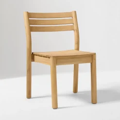 Mara Vista Outdoor Stacking Side Dining Chairs (Set of 2)