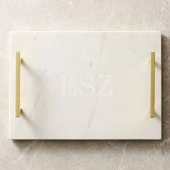 Marble & Brass Charcuterie Board