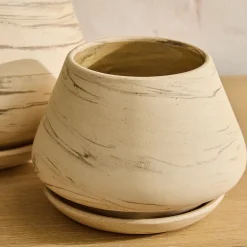 Marbled Ceramic Planter