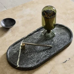 Marble Pill Shaped Tray