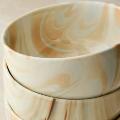 Marble Swirl Cereal Bowls Sets