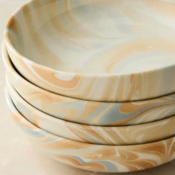 Marble Swirl Pasta Bowl Sets