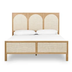 Marcy Rattan Bed