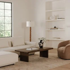 Margaret Live Edge Coffee Table (55")