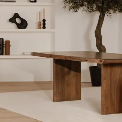 Margaret Live Edge Dining Table (78"–98")