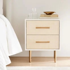Margot Raffia Nightstand (20.5")