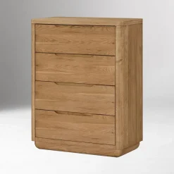 Mariselle Oak 4-Drawer Dresser (31")
