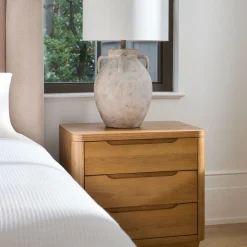 Mariselle Oak Nightstand (26")