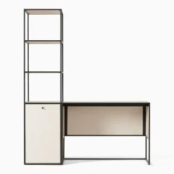 Marlowe Desk (42") & Narrow Shelf (18") Set