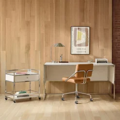 Marlowe Desk (60") & Storage Cart (30") Set