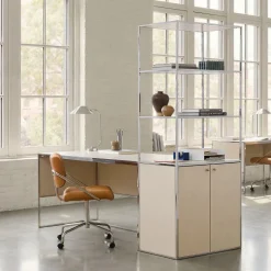 Marlowe Desk (60") & Wide Shelf (30") Set