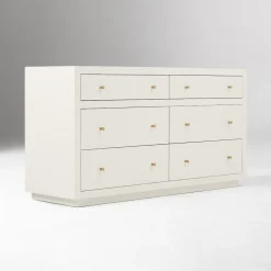 Mayson Painted Grasscloth 6-Drawer Dresser (60")
