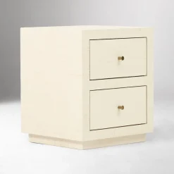 Mayson Painted Grasscloth Nightstand (18")