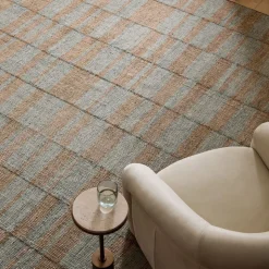 Melange Grid Flatweave Wool Rug