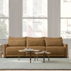 Melbourne Leather Motion Sofa (76"–109")