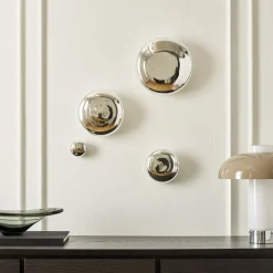 Mercury Glass Orb Wall Art